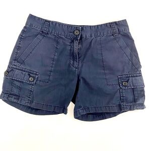 Joe Fresh Navy Blue Cargo Shorts, Size 2